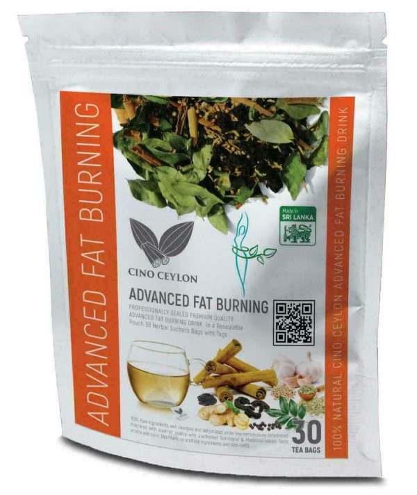 Elevate Your Routine with 30 Tea Bags of 100% Pure Ceylon Advanced Fat Burning Herbal Tea