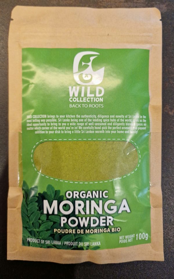 Ceylon Organic Moringa Powder (Poure De Moringa Bio) 100g